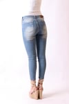 JEANSPayetli Yırtık Jean PantolonACLASSICS