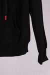 SPORTSiyah Kapüşonlu Fermuarlı Pamuk Spor SweatshirtACLASSICS