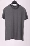 T-SHİRTErkek Füme Bisiklet Yaka Yumuşak Pamuk Basic T-shirtACLASSICS