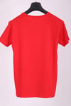 T-SHİRTErkek Kırmızı Bisiklet Yaka Yumuşak Pamuk Basic T-shirtACLASSICS