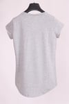 T-ShirtGri Siyah V Yaka Cep Detaylı Yarım Kollu Slim Fit Pamuk 2'li Paket T-ShirtACLASSICS