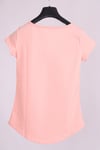 T-ShirtPembe Bisiklet Yaka Cep Detaylı Yarım Kollu Slim Fit Pamuk T-ShirtACLASSICS