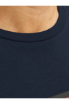 Jack & Jones Erkek Lacivert Jjhudson Tee Ss Crew Neck Ln T-shirt 12268477JACK&JONES12268477