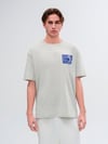 LTB Rodobe Erkek Basic Sırt Baskılı Rahat Kesim Beyaz T-shirt 1225842826089Little Big1225842826089