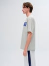 LTB Rodobe Erkek Basic Sırt Baskılı Rahat Kesim Beyaz T-shirt 1225842826089Little Big1225842826089