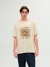 LTB YANESE Erkek Basic Baskılı Sıfır Yaka T-shirt 1225842726089Little Big1225842726089