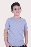 Basic Bisiklet Yaka %100 Pamuk Likralı Düz Unisex Çocuk T-shirtMarkahit00437