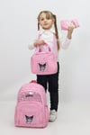 Probag Kız Çocuk Kuromi Temalı 3'lü Okul Çanta Seti Sırt Çantası Termal Beslenme Çantası KalemlikMarkahitKUROMİ
