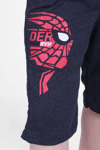 spiderman Baskılı Yüksel Bel Cepli Erkek Çocuk Antrasit Kapri ŞortMarkahit00439