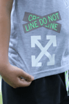 X Baskılı %100 Pamuk Gri Erkek Çocuk T-shirt 9-16 YaşMarkahit00280