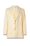 Butteryellow Vatkalı Keten Premium Oversize Blazer