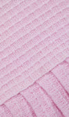 Cepli Pembe Tasarım Triko Ceket