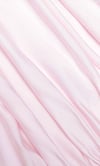 Drapeli Kolsuz Toz Pembe Premium Maksi Elbise