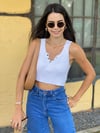 Fitilli Çıtçıtlı Crop Triko Atlet 