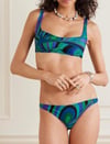 Geometrik Desenli Premium Bikini Takım