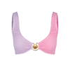 Gold Midye Detaylı Likralı Pembe&Llia Bikini Takım