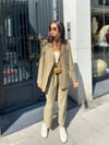 Haki Dökümlü Blazer