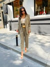 Haki Dökümlü Blazer