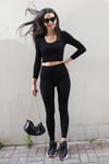 Havuz Yakalı Uzun Kollu Body