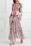 Karma Desenli Boho Maxi Elbise