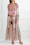 Karma Desenli Boho Maxi Elbise