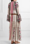 Karma Desenli Boho Maxi Elbise
