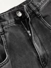 Kesik Detaylı Antrasit Premium Jean