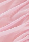 Kuplu Vücudu Saran Pembe Tasarım Elbise