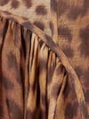 Leopar Desenli Kuplu Mini Tasarım Elbise