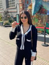 Siyah Önden Cepli Hırka