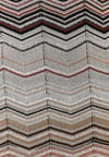 Tek Omuz Zigzag Desenli Maksi Premium Elbise