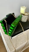 Yeşil Akrilik Clutch