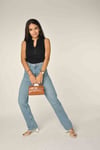 Yüksek Bel Straight Jean