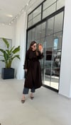 Acı Kahve Kuşaklı Trenç Ceket
