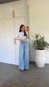 Açık Mavi Wide Leg Jean