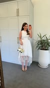 Amelia Dantel Elbise Ekru