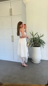 Amelia Dantel Elbise Ekru