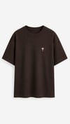 Amiv A Kalpli T-shirt Kahverengi