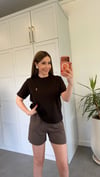 Amiv A Kalpli T-shirt Kahverengi