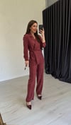 Bameda Gömlekli Takım Bordo
