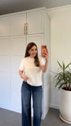 Basic Lovlyy T-shirt Krem
