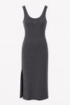 Basic Marka Elbise Gri