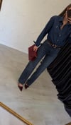 Belt Kemerli Jean Mavi