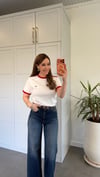 Biyesi Renkli Lc T-shirt Kırmızı