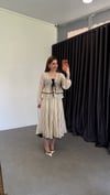 Ciel Siyah Şerit Garnili Ms Etekli Takım Krem
