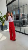 Conci Dökümlü Tensel Pantolon Narçiçeği