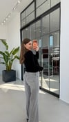 Croci Düğmeli Hırka Bluz Siyah