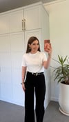 Dantelli Fularlı Ms T-shirt Ekru
