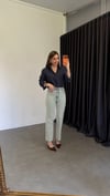 Diamond Taşlı Jean Buz Mavisi