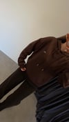 Duaci Modal Kapişonlu Sweatshirt Kahverengi